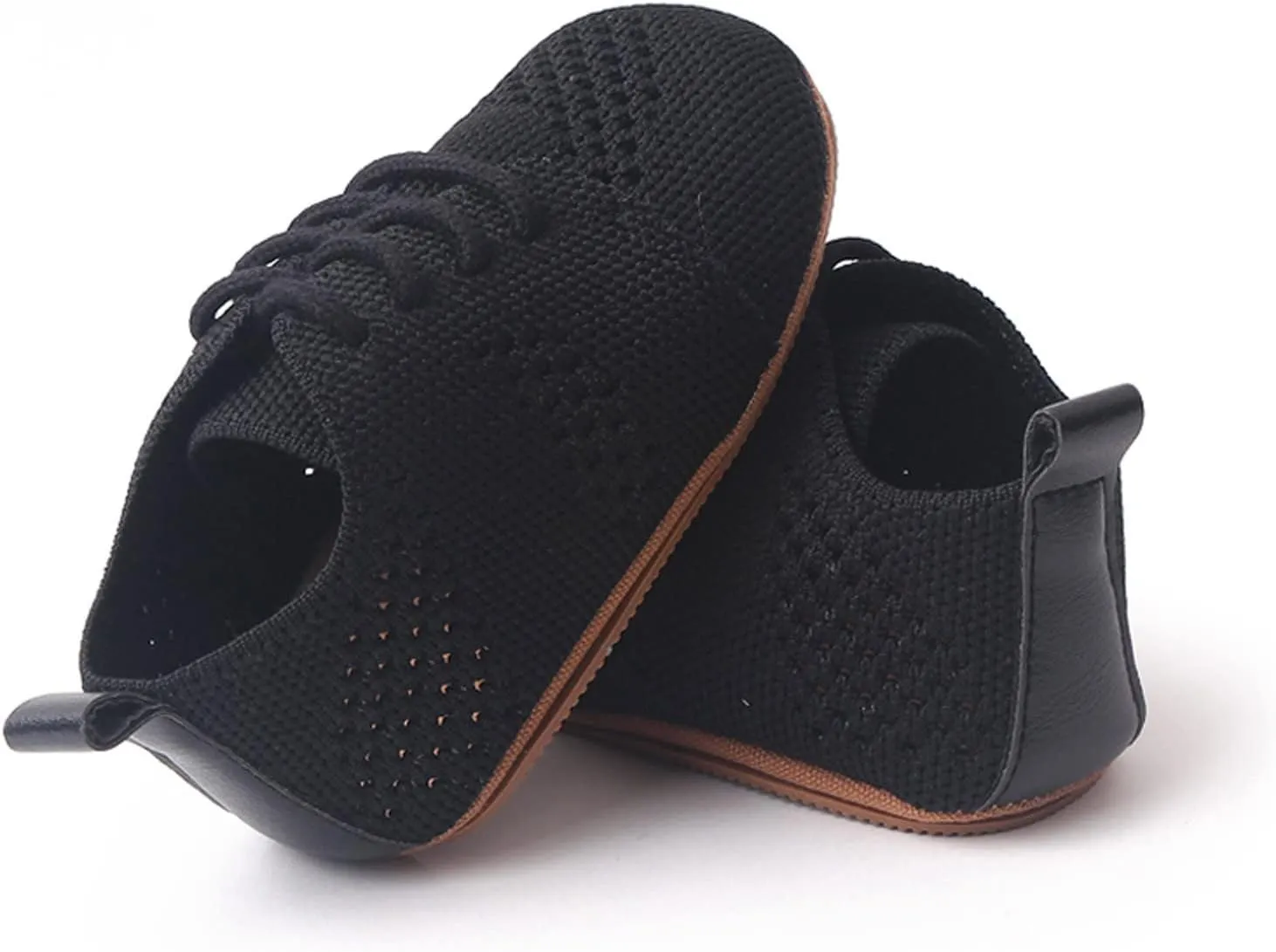 Little Boys Shoes Infant Girls Boys Single Shoes First Shoes Toddler Soft Bottom Breathable Lace Up Toddler Kids