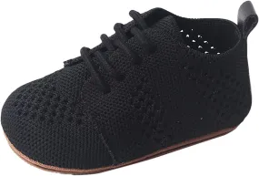 Little Boys Shoes Infant Girls Boys Single Shoes First Shoes Toddler Soft Bottom Breathable Lace Up Toddler Kids