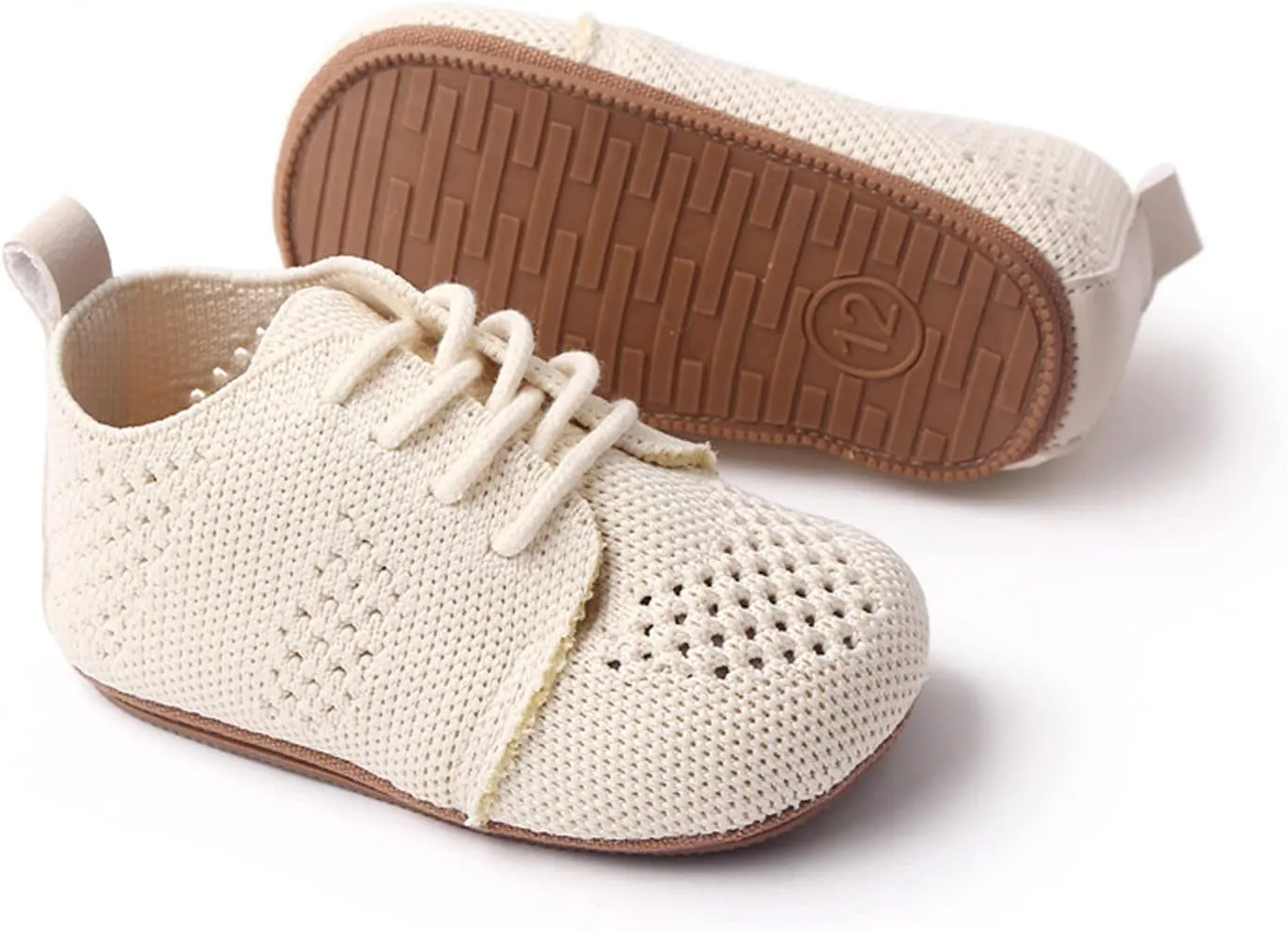 Little Boys Shoes Infant Girls Boys Single Shoes First Shoes Toddler Soft Bottom Breathable Lace Up Toddler Kids