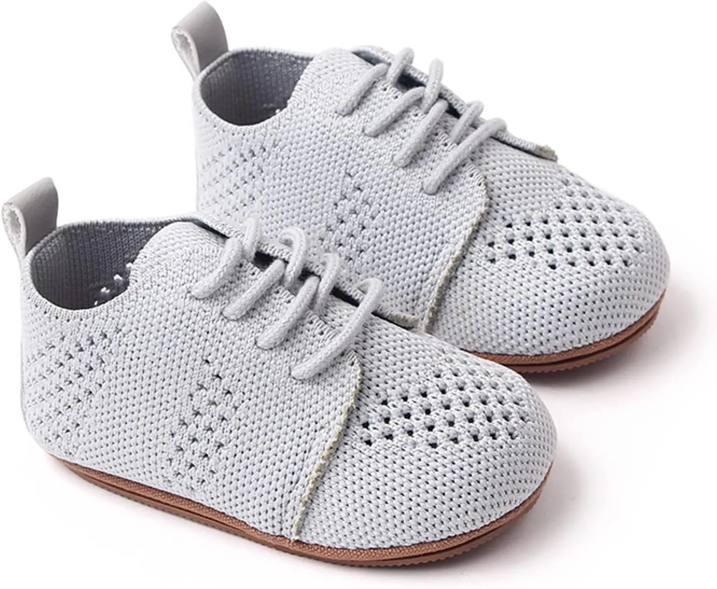 Little Boys Shoes Infant Girls Boys Single Shoes First Shoes Toddler Soft Bottom Breathable Lace Up Toddler Kids