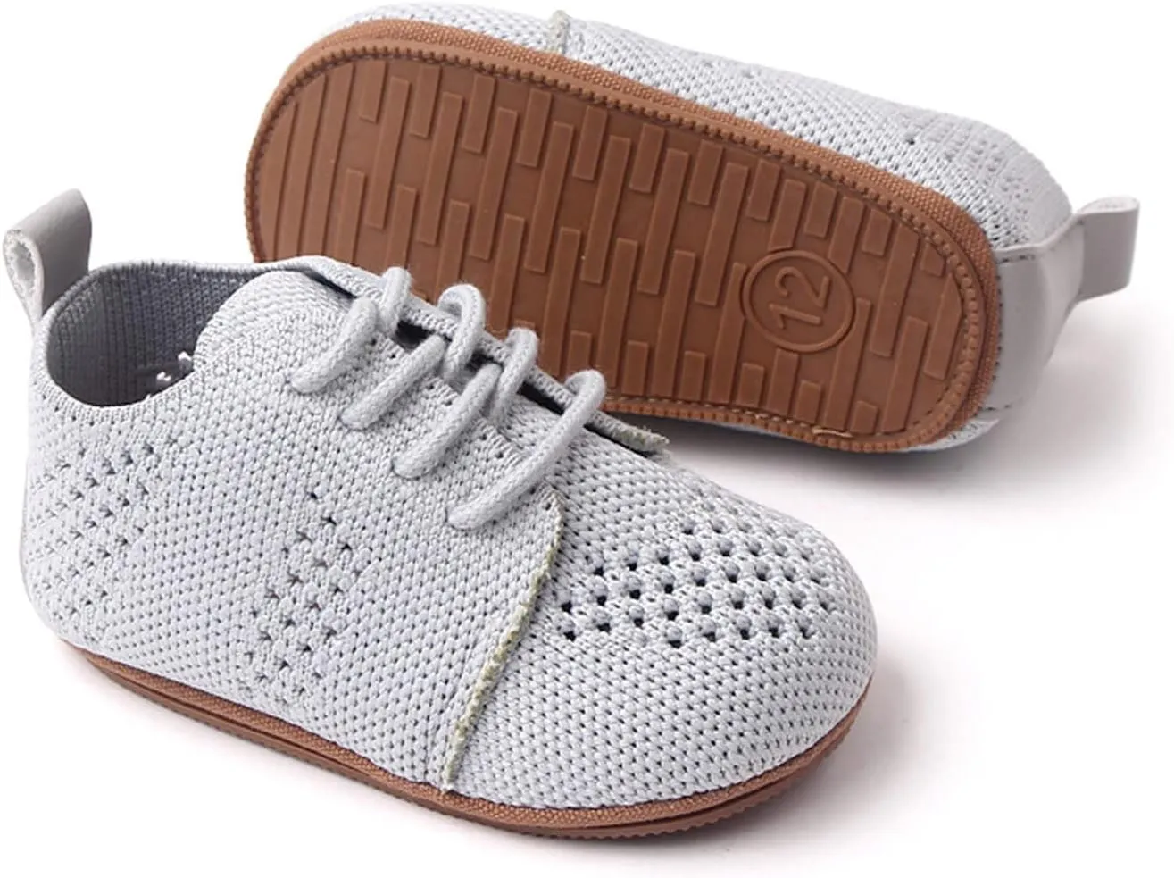 Little Boys Shoes Infant Girls Boys Single Shoes First Shoes Toddler Soft Bottom Breathable Lace Up Toddler Kids