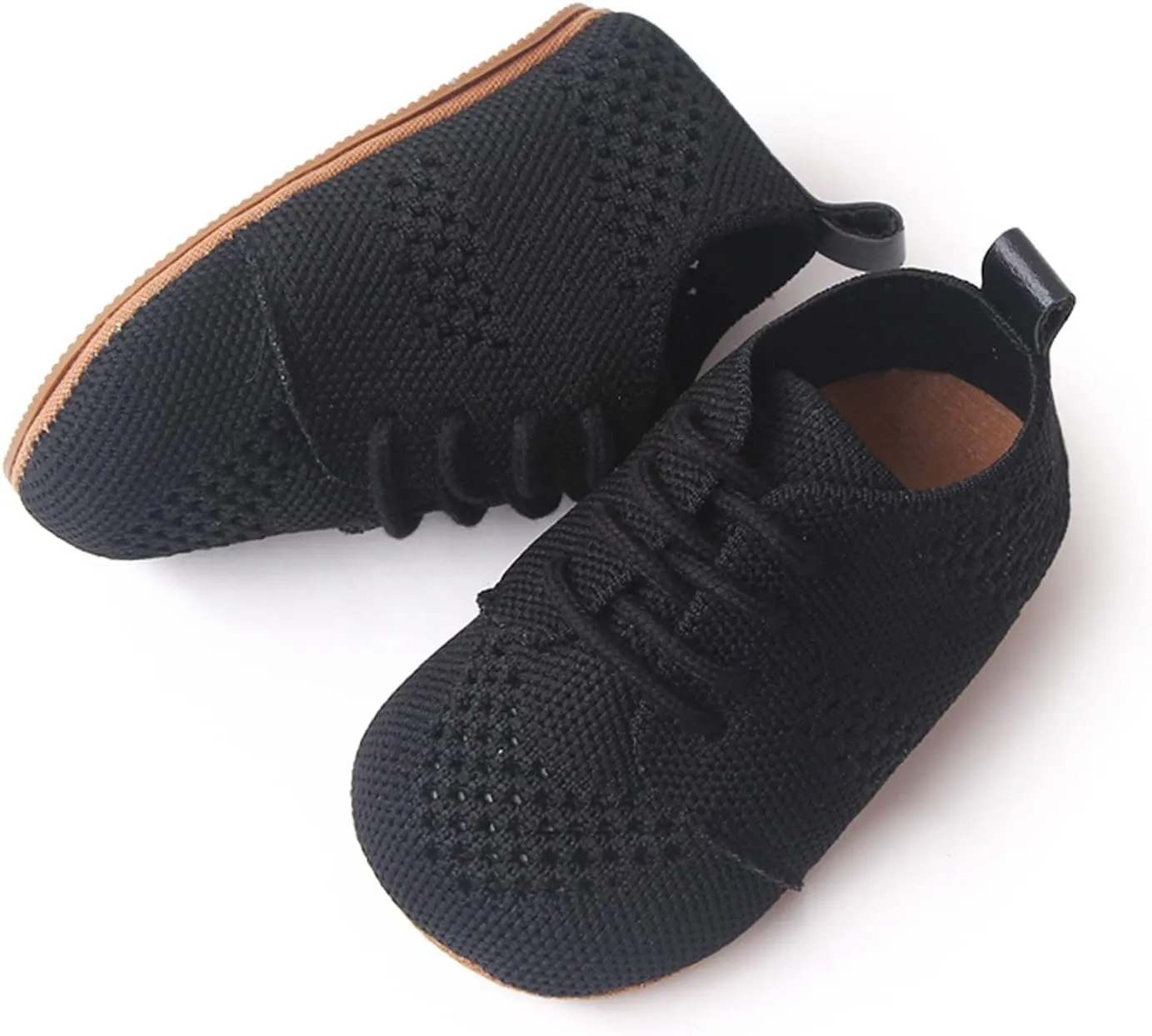 Little Boys Shoes Infant Girls Boys Single Shoes First Shoes Toddler Soft Bottom Breathable Lace Up Toddler Kids