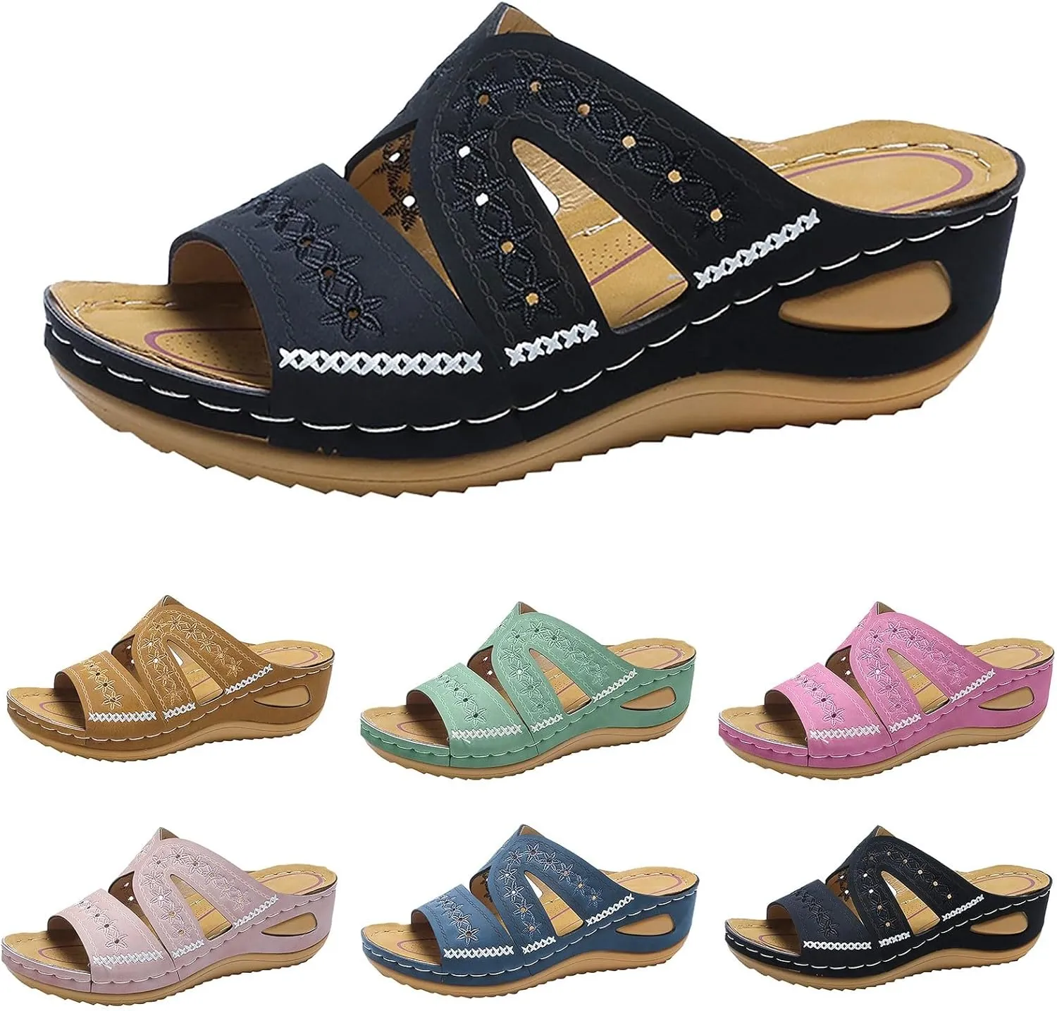 Low Wedge Sandals for Women Women Wedge Sandals Dressy Casual Women's Sandal Dressy Womens Sandal Comfortable