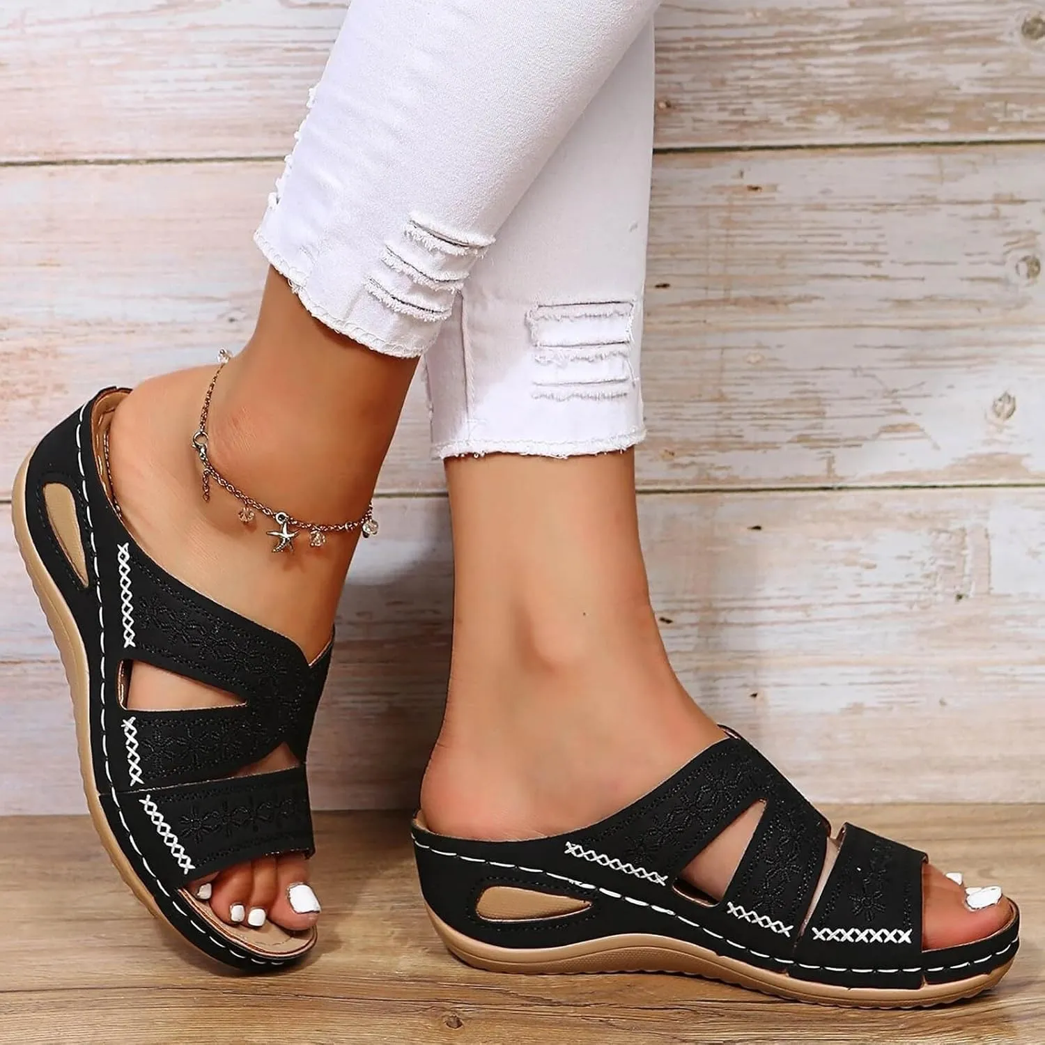 Low Wedge Sandals for Women Women Wedge Sandals Dressy Casual Women's Sandal Dressy Womens Sandal Comfortable