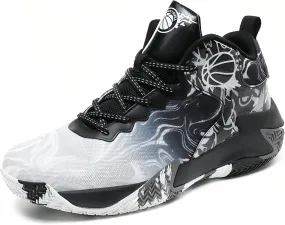 MAIZUN Mens Basketball Shoes Fashion Non-Slip Lightweight Breathable Outdoor Sneakers Cushioning Workout Shoes for Running Walking Sports Training
