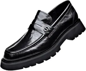Men Business Casual Derby Shoes Men's Fashion Classic Slip On Low Oxfords Shoes Patent Leather Wingtip Brogue Dress Shoes(6.5)