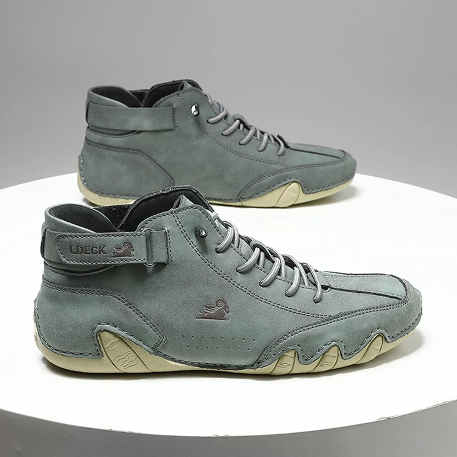 Men Casual Dress Shoes Men's Running Shoes Tennis Walking Fashion High Top Boots Sneakers Non Slip Sports Work Shoes