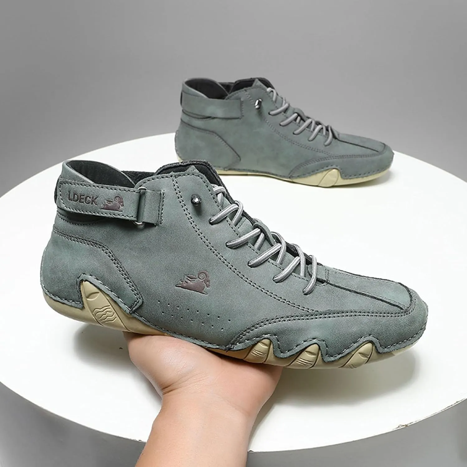 Men Casual Dress Shoes Men's Running Shoes Tennis Walking Fashion High Top Boots Sneakers Non Slip Sports Work Shoes