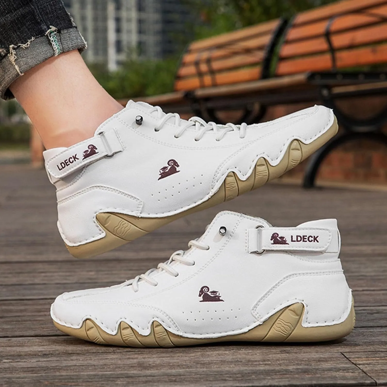 Men Casual Dress Shoes Men's Running Shoes Tennis Walking Fashion High Top Boots Sneakers Non Slip Sports Work Shoes