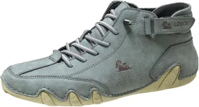 Men Casual Dress Shoes Men's Running Shoes Tennis Walking Fashion High Top Boots Sneakers Non Slip Sports Work Shoes