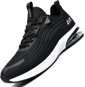 Mens Air Running Shoes Comfortable Walking Tennis Sneakers Lighweight Athletic Shoes for Sport Gym Jogging US 7-12