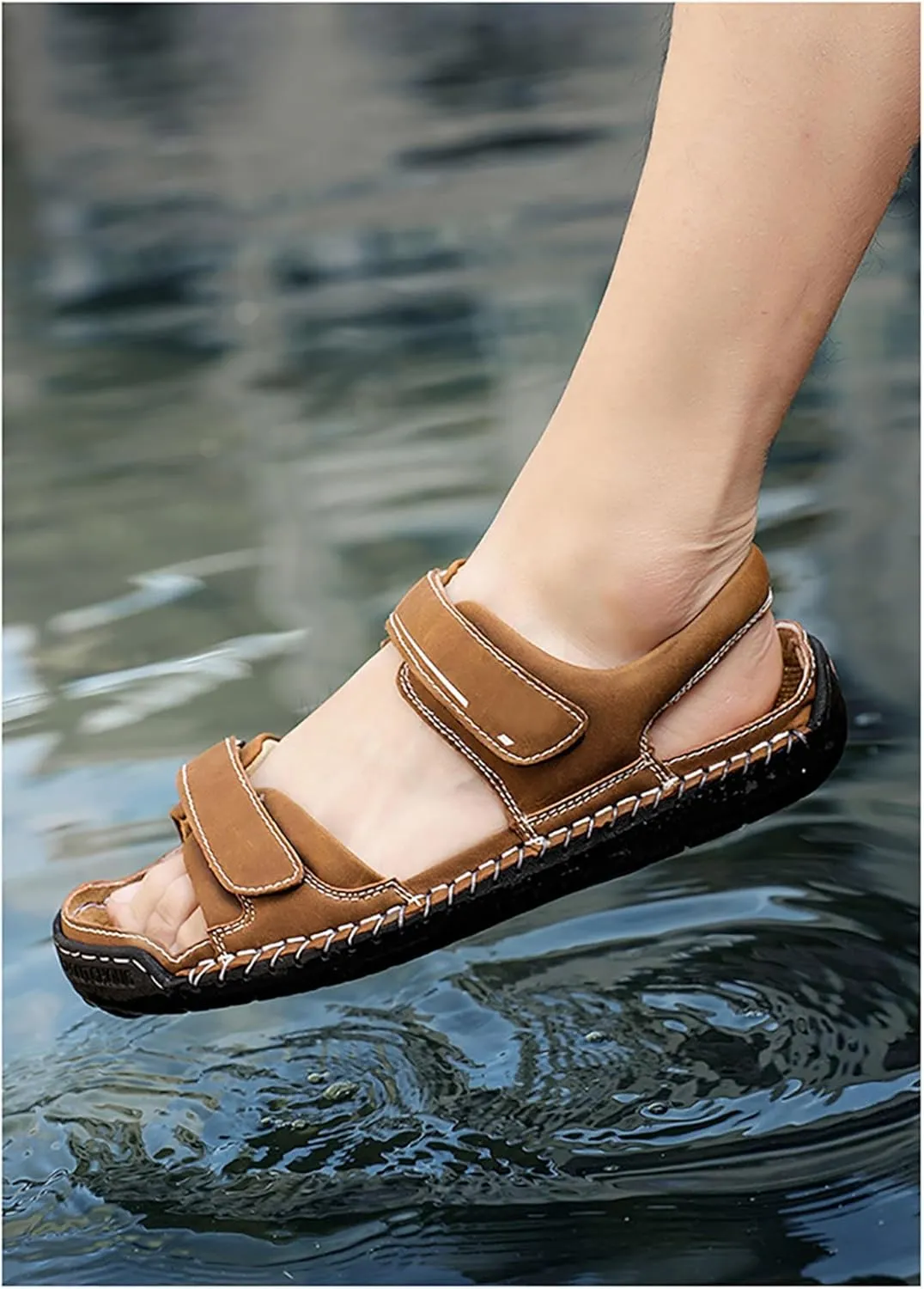 Mens Athletic Sandals Men's Hiking Summer Shoes Open Toe Hiking Outdoor Non Slip Sandal