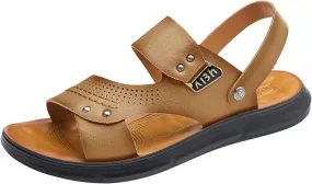 Mens Beach Sandals Sandal for Men Mens Sandals Outdoor Comfortable Lightweight Summer Non Slip Sandal