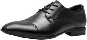 Men's Breathable Brogue Oxfords Shoes - Genuine Leather Lace Up Dress Shoes for Business Casual