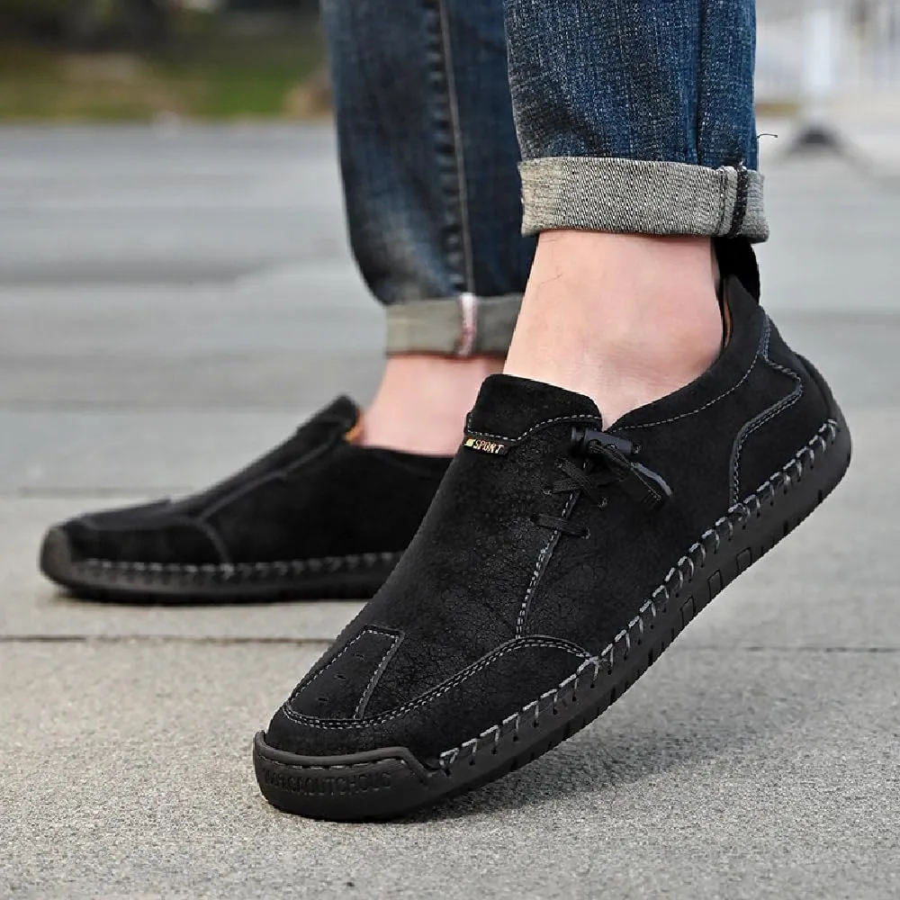 Mens Casual Loafers Lightweight Walking Shoes Slip Resistant Driving Shoes Comfortable Fashion Oxford Shoes