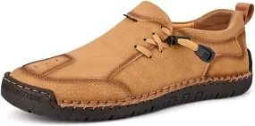 Mens Casual Loafers Lightweight Walking Shoes Slip Resistant Driving Shoes Comfortable Fashion Oxford Shoes