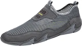 Men's Casual Sandals Closed Toe Comfortable Mesh Outdoor Fisherman Shoes Lightweight Walking Sandals for Male