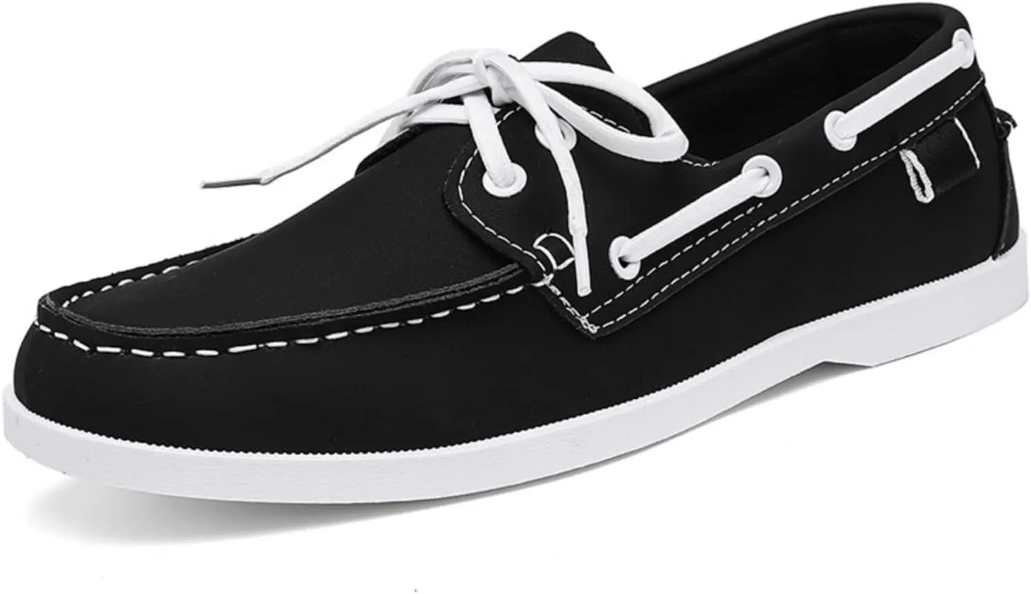 Men's Casual Slip - On Boat Shoes: Work - Ready, Moc - Toe Style for Comfortable Daily Walking.
