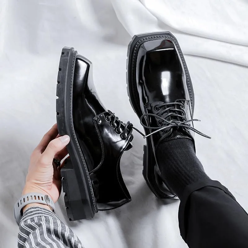 Men's Casual Walking Shoes Office Flats Mens Leather Fashion Oxford Shoes