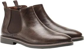 Men's Chelsea Dress Boots Comfortable Leather Slip On Ankle Boots For Casual & Formal Occasions