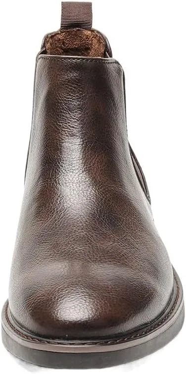 Men's Chelsea Dress Boots Comfortable Leather Slip On Ankle Boots For Casual & Formal Occasions