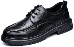 Men's Classic Business Dress Shoes Mens Lace-up Patent Leather Tuxedo Shoes Comfort Soft Men Derby Shoes(7)