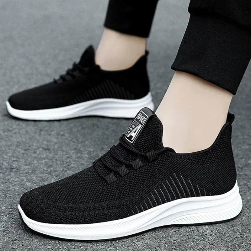 Men's Dress Sneakers Lightweight Mesh Breathable Tennis Shoes Comfortable Casual Walking Shoes