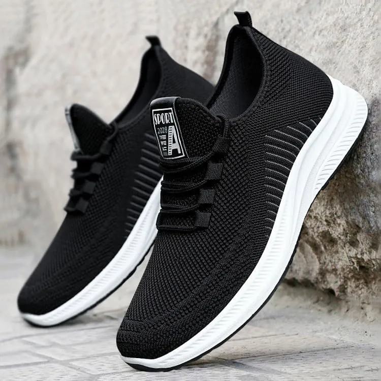 Men's Dress Sneakers Lightweight Mesh Breathable Tennis Shoes Comfortable Casual Walking Shoes