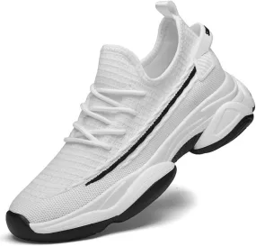 Men's Elevator Shoes Sneakers 3 inch Hidden Height Increase Breathable Lightweight Athletic Casual Shoes for Men
