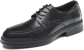 Men's Lace-Up Tuxedo Shoes Patent Leather Formal Dress Shoes Comfortable Office Wear Mens Derby Shoes(Black,7.5)