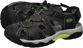 Mens Leather Sandals Beach Hiking Sandals Summer Comfortable Trekking Shoes Hiking Shoes Sports Outdoor with hook