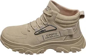 Mens Loafers & Slip-Ons Men Fashion Walking Sneakers Non Slip Work Shoes Comfortable Leather Casual Athletic
