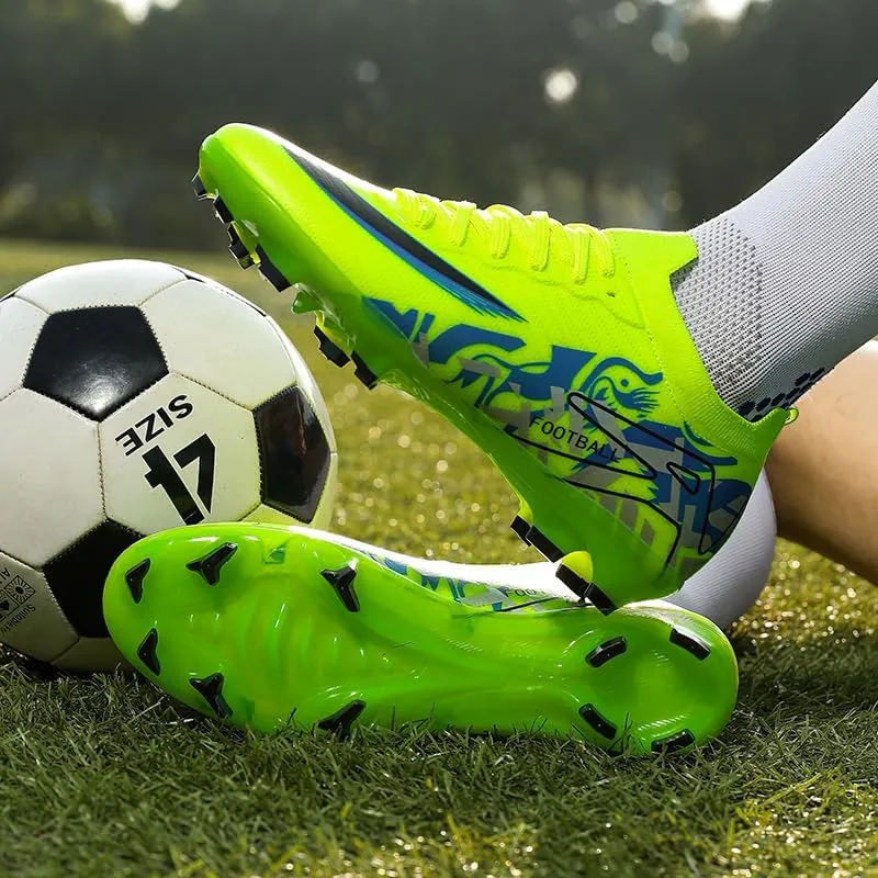 Men's Low Top AG/FG Football Sports Soccer Cleats Professional Training Shoes Non-Slip Wear Resistant Football Shoes Outdoor Indoor Futsal TF Turf Cleats