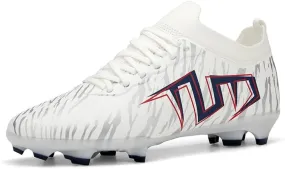 Men's Low Top AG/FG Football Sports Soccer Cleats Professional Training Shoes Non-Slip Wear Resistant Football Shoes Outdoor Indoor Futsal TF Turf Cleats