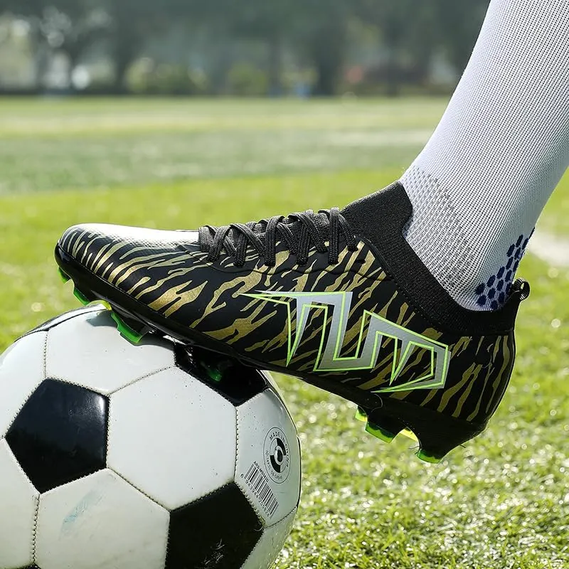 Men's Low Top AG/FG Football Sports Soccer Cleats Professional Training Shoes Non-Slip Wear Resistant Football Shoes Outdoor Indoor Futsal TF Turf Cleats