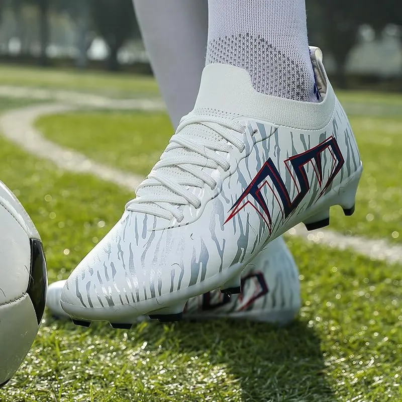 Men's Low Top AG/FG Football Sports Soccer Cleats Professional Training Shoes Non-Slip Wear Resistant Football Shoes Outdoor Indoor Futsal TF Turf Cleats
