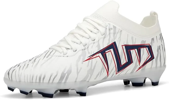 Men's Low Top AG/FG Football Sports Soccer Cleats Professional Training Shoes Non-Slip Wear Resistant Football Shoes Outdoor Indoor Futsal TF Turf Cleats