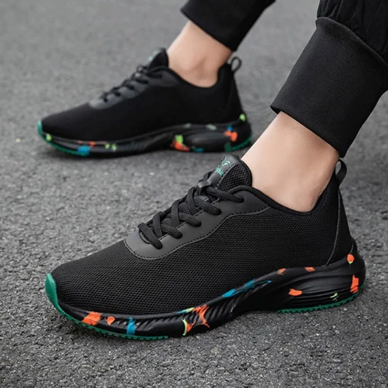 Men's Mesh Oxfords Sneakers Business Casual Comfortable Walking Shoes Lightweight Walking Running Sneaker for Men