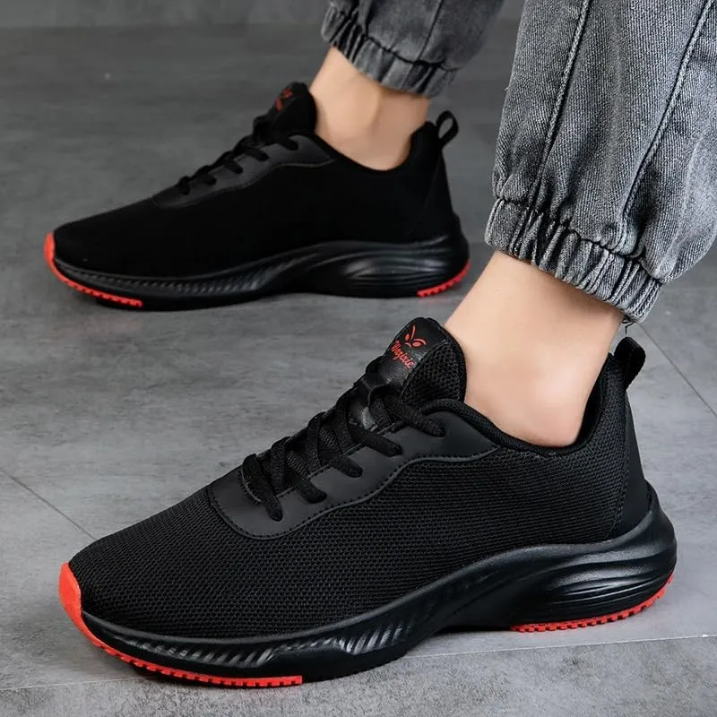 Men's Mesh Oxfords Sneakers Business Casual Comfortable Walking Shoes Lightweight Walking Running Sneaker for Men