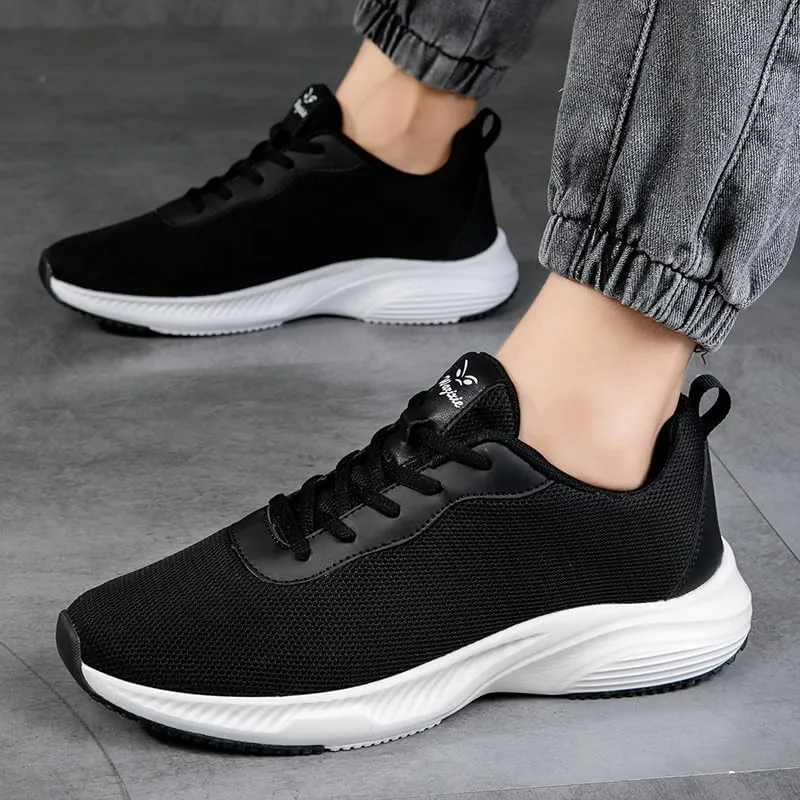 Men's Mesh Oxfords Sneakers Business Casual Comfortable Walking Shoes Lightweight Walking Running Sneaker for Men