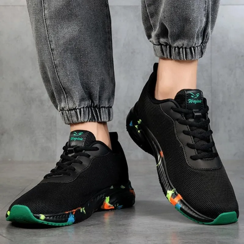 Men's Mesh Oxfords Sneakers Business Casual Comfortable Walking Shoes Lightweight Walking Running Sneaker for Men