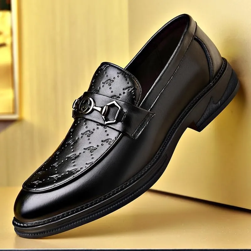 Mens Oxford Men's Slip-On Pointed Toe Dress Shoes Casual Driving Loafers Shoes Patent Leather Loafers Shoes Non-Slip Penny Formal Tuxedo Shoes Business Party Leather Shoes Dress Shoes(10)