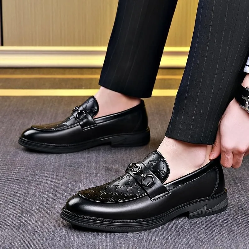 Mens Oxford Men's Slip-On Pointed Toe Dress Shoes Casual Driving Loafers Shoes Patent Leather Loafers Shoes Non-Slip Penny Formal Tuxedo Shoes Business Party Leather Shoes Dress Shoes(10)