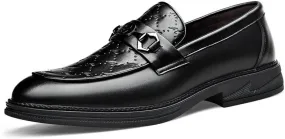 Mens Oxford Men's Slip-On Pointed Toe Dress Shoes Casual Driving Loafers Shoes Patent Leather Loafers Shoes Non-Slip Penny Formal Tuxedo Shoes Business Party Leather Shoes Dress Shoes(10)