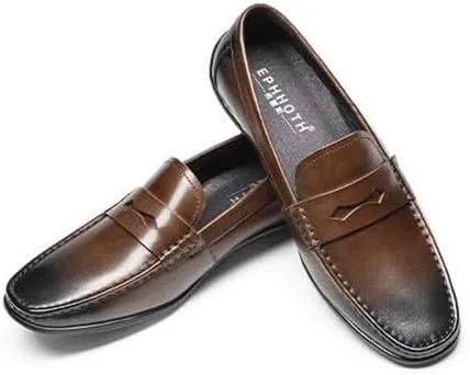 Mens Oxfords Shoes Slip On Classic Fashion Casual Dress Business Shoeightweight E Walking Shoes Comfortable Walking Loafers