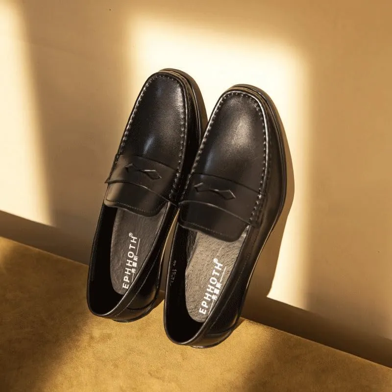 Mens Oxfords Shoes Slip On Classic Fashion Casual Dress Business Shoeightweight E Walking Shoes Comfortable Walking Loafers