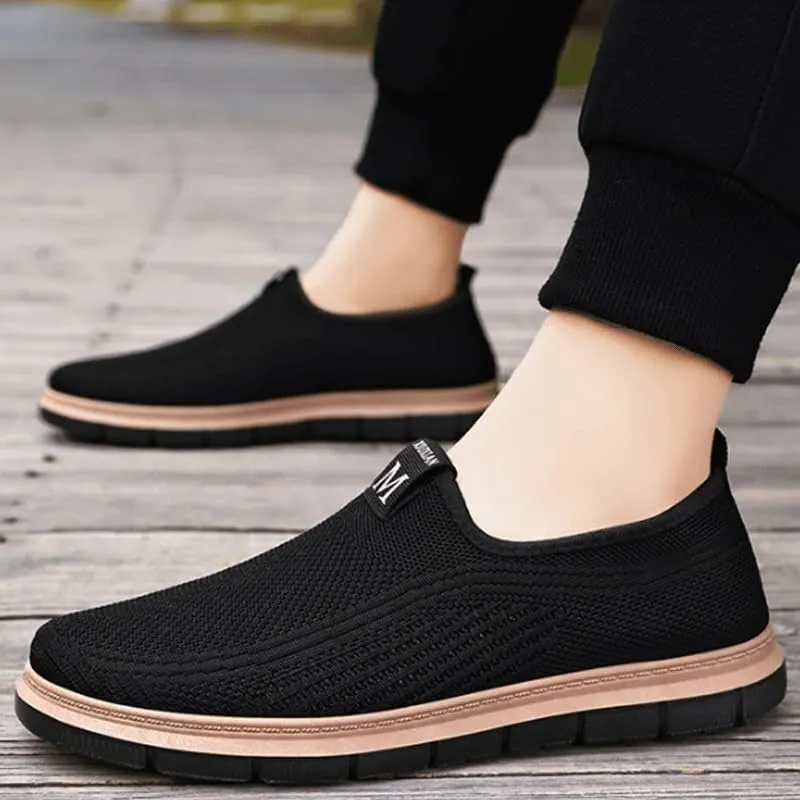 Mens Oxfords Shoes Slip On Classic Fashion Casual Dress Business Shoes Lightweight Comfortable Walking Running Sneakers for Men