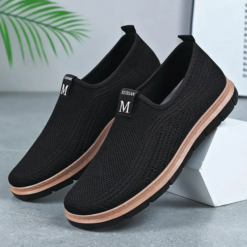 Mens Oxfords Shoes Slip On Classic Fashion Casual Dress Business Shoes Lightweight Comfortable Walking Running Sneakers for Men