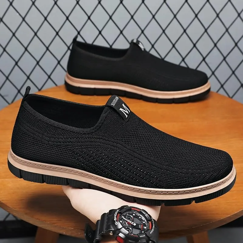 Mens Oxfords Shoes Slip On Classic Fashion Casual Dress Business Shoes Lightweight Comfortable Walking Running Sneakers for Men