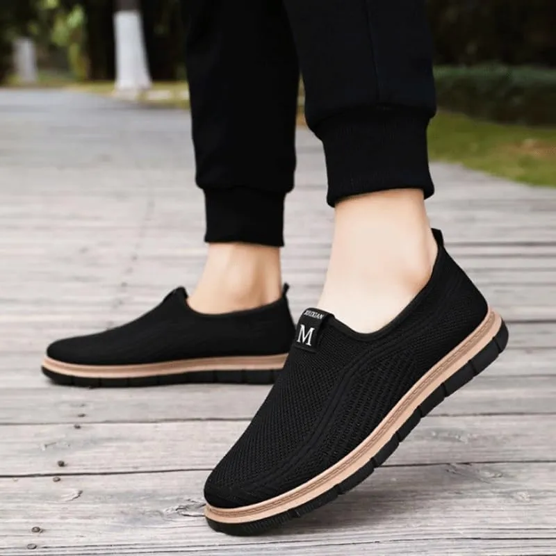 Mens Oxfords Shoes Slip On Classic Fashion Casual Dress Business Shoes Lightweight Comfortable Walking Running Sneakers for Men